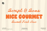 Nice Gourmet; Font Duo, a Handwritten Font by Eko Bimantara (Thumbnail 1 of 10)