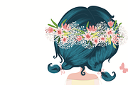 Set with cartoon girls - Cute girls, a Decorative Illustration by StudioLondon (Thumbnail 11 of 12)