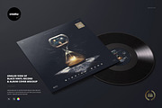 Vinyl Record & Album Cover Mockup, a Merchandise Mockup by creatsy5 (Thumbnail 1 of 5)