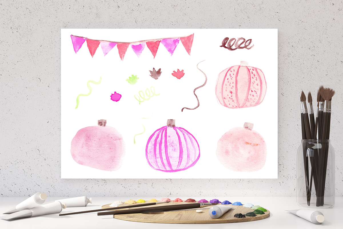 70% OFF watercolor clipart bundle, an Illustration by Pinkinks (Photo 8 of 9)