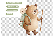 Adventure Camping Clipart Bundle, a Person Illustration by TatiMockup (Thumbnail 8 of 8)