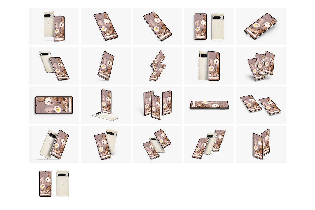 Google Pixel 8 Pro Mockups, an Android Mockup by ls.graphics (Photo 2 of 9)