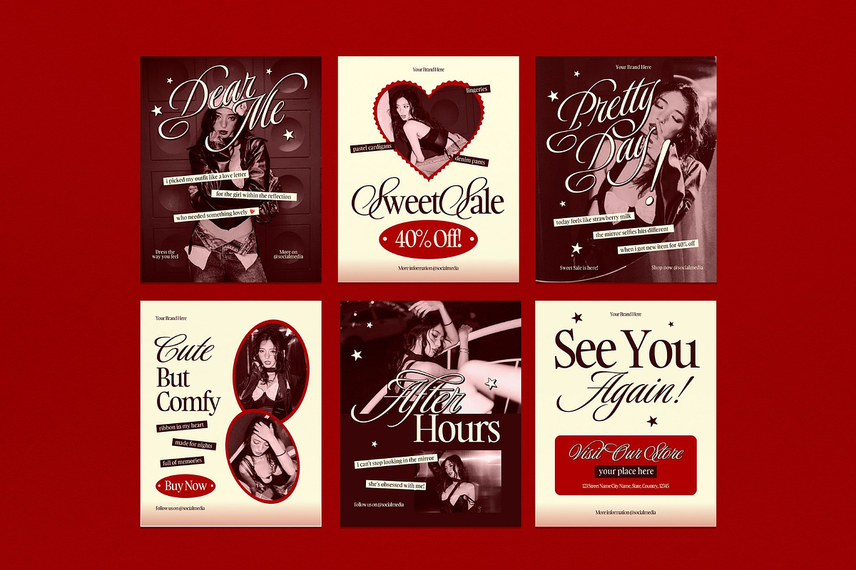Fashion Sale Instagram Post - Figma, a Social Media Template by graphicook (Photo 2 of 3)