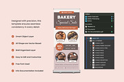 3 Set Bakery Sale Roll Up Banner, a Stationery Template by trabaskriya (Thumbnail 3 of 4)