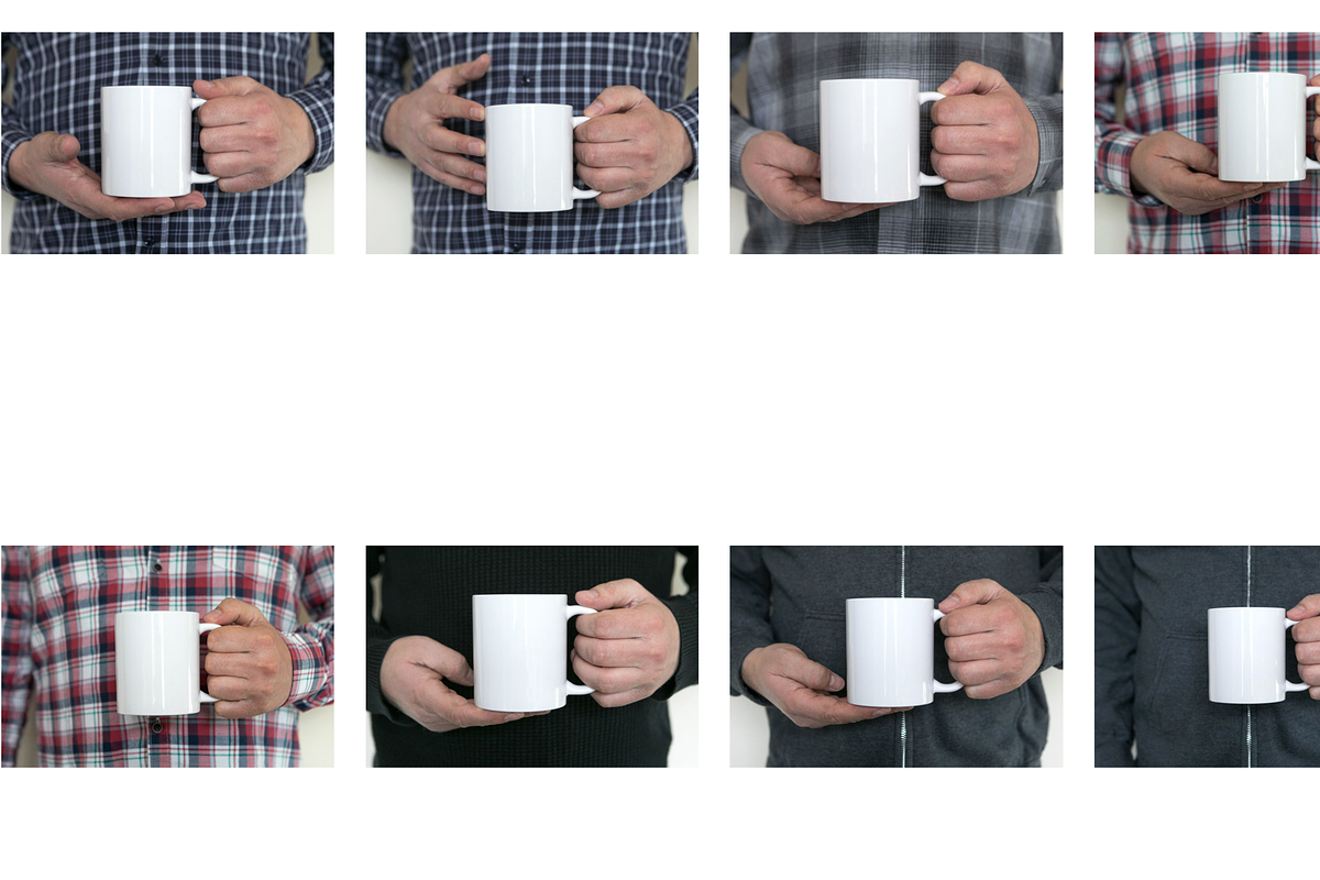 Male Blank Coffee Mug Mockup Bundle, a Cups & Container Mockup by Creatives STOCK (Photo 2 of 2)