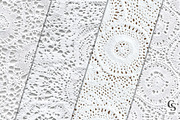 White Crochet Lace Seamless Pattern, a Pattern Graphic by Creative Store (Thumbnail 2 of 4)