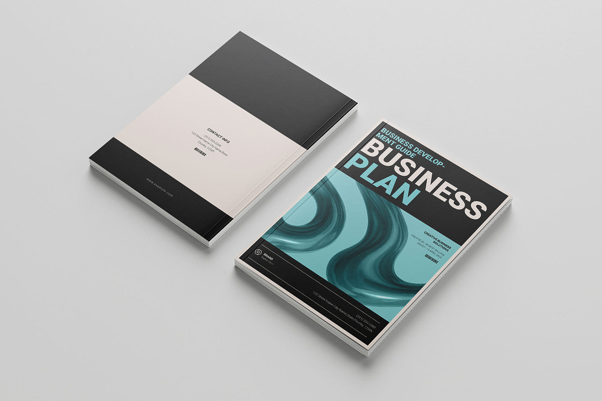 Business Plan Brochure Template, a Brochure Template by ElvinPrint (Photo 8 of 9)