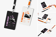 ID Card Mockup, an Advertising Mockup by Pikachudesign (Thumbnail 1 of 5)