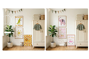 Three Frame Mockups In Nursery Room, a Mockup by First Impression Mockups (Thumbnail 4 of 4)