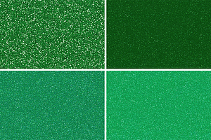 Green Glitter Patterns - Seamless