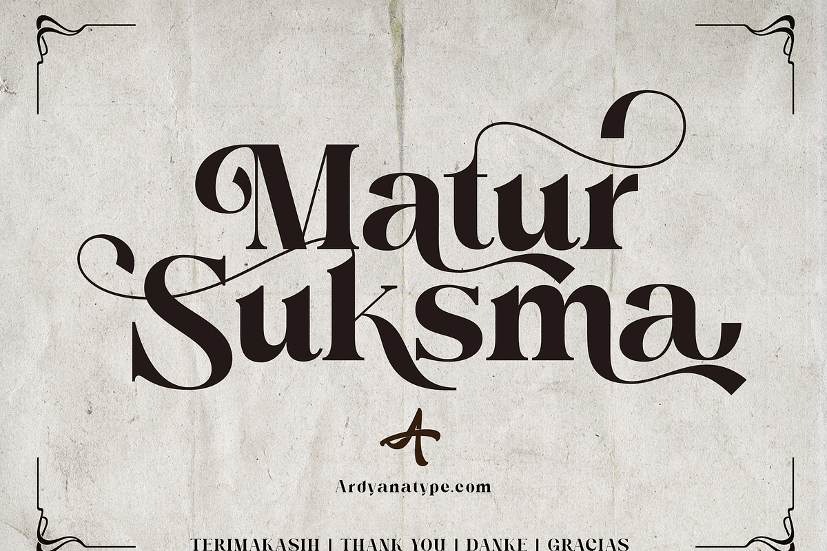 Classical Romance, a Serif Font by Ardyanatypes (Photo 12 of 12)