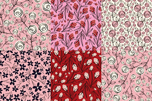 Whimsical Floral Patterns Pack
