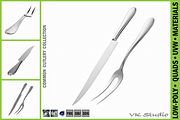Carving Knife and Fork Common Cutler, an Object 3D Model by VK Studio (Thumbnail 1 of 7)