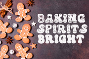 Gingerbread Nelly - A Christmas Font, a Handwritten Font by Freeling Design House (Thumbnail 3 of 5)