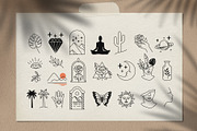 Arch line logo. Female art emblems., an Illustration by bioraven (Thumbnail 8 of 11)