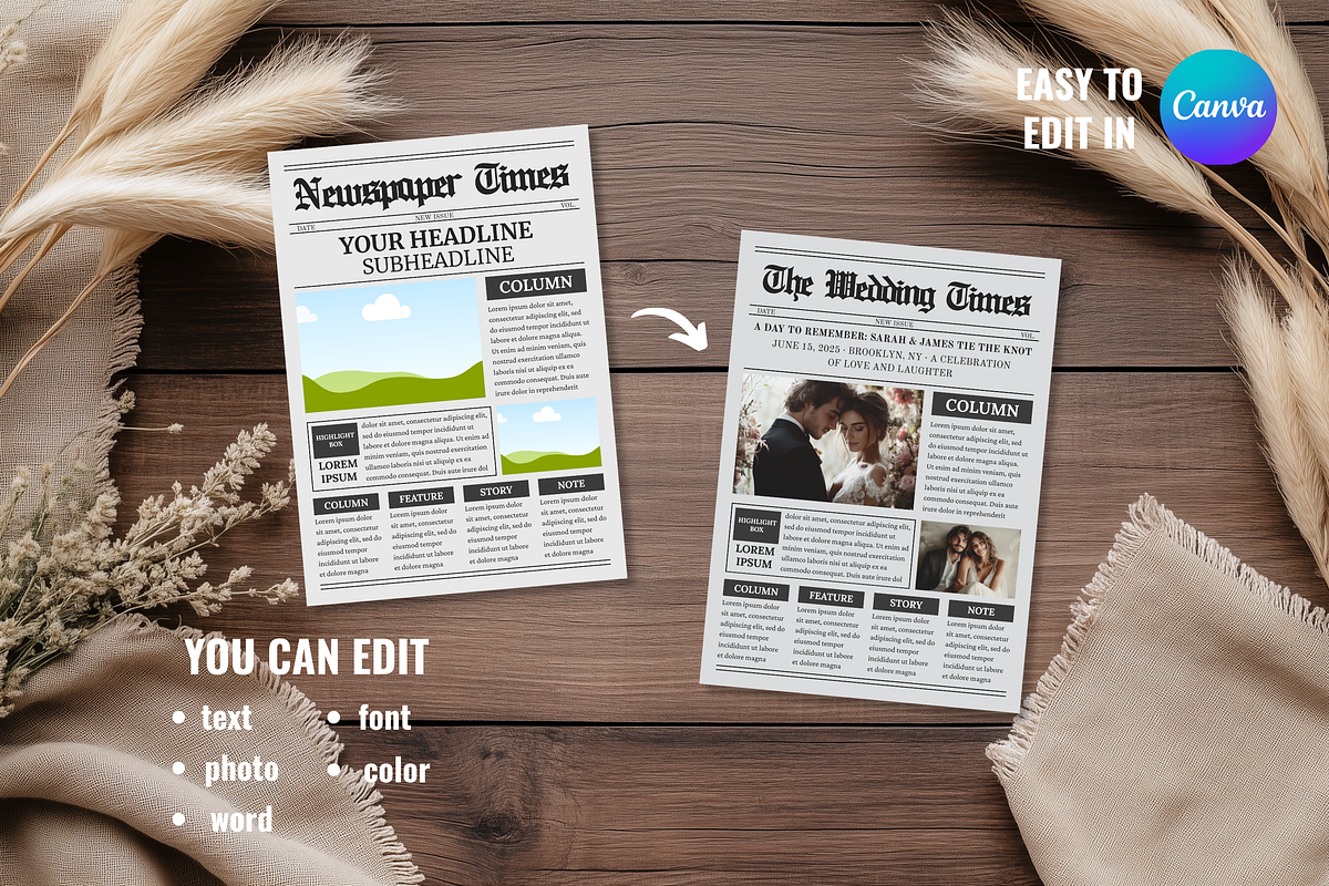 Front Page Newspaper Template, a Magazine Template by ZoloDesignHub (Photo 3 of 7)