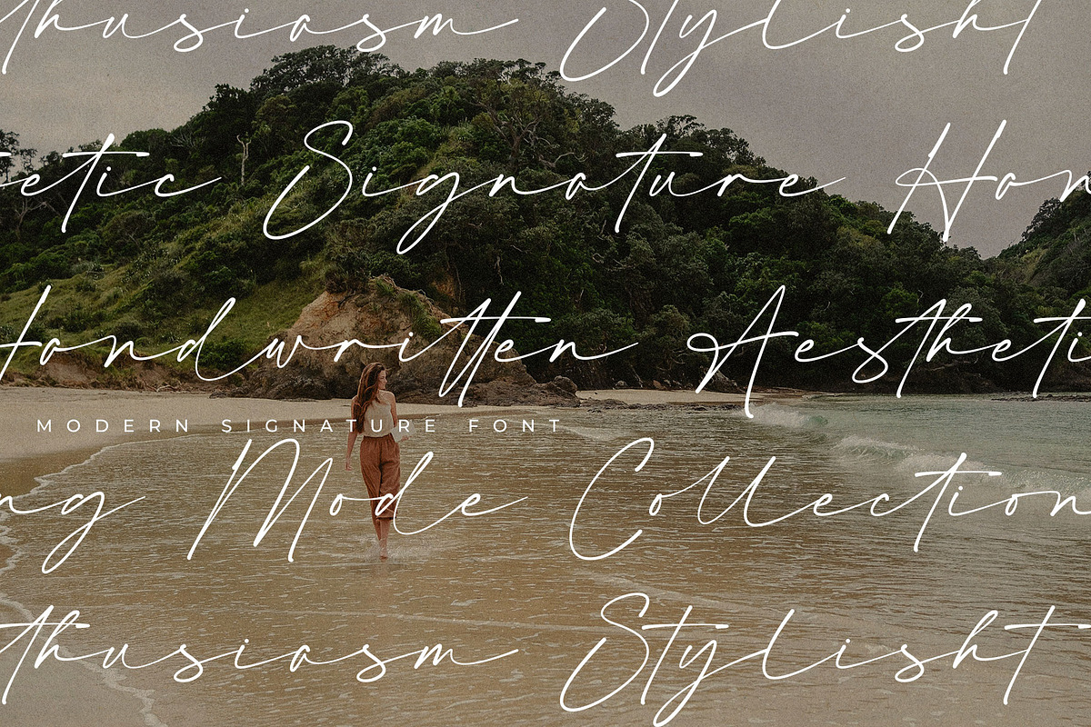 Magonda Casual Script Font, a Script Font by RantautypeStudio (Photo 4 of 17)