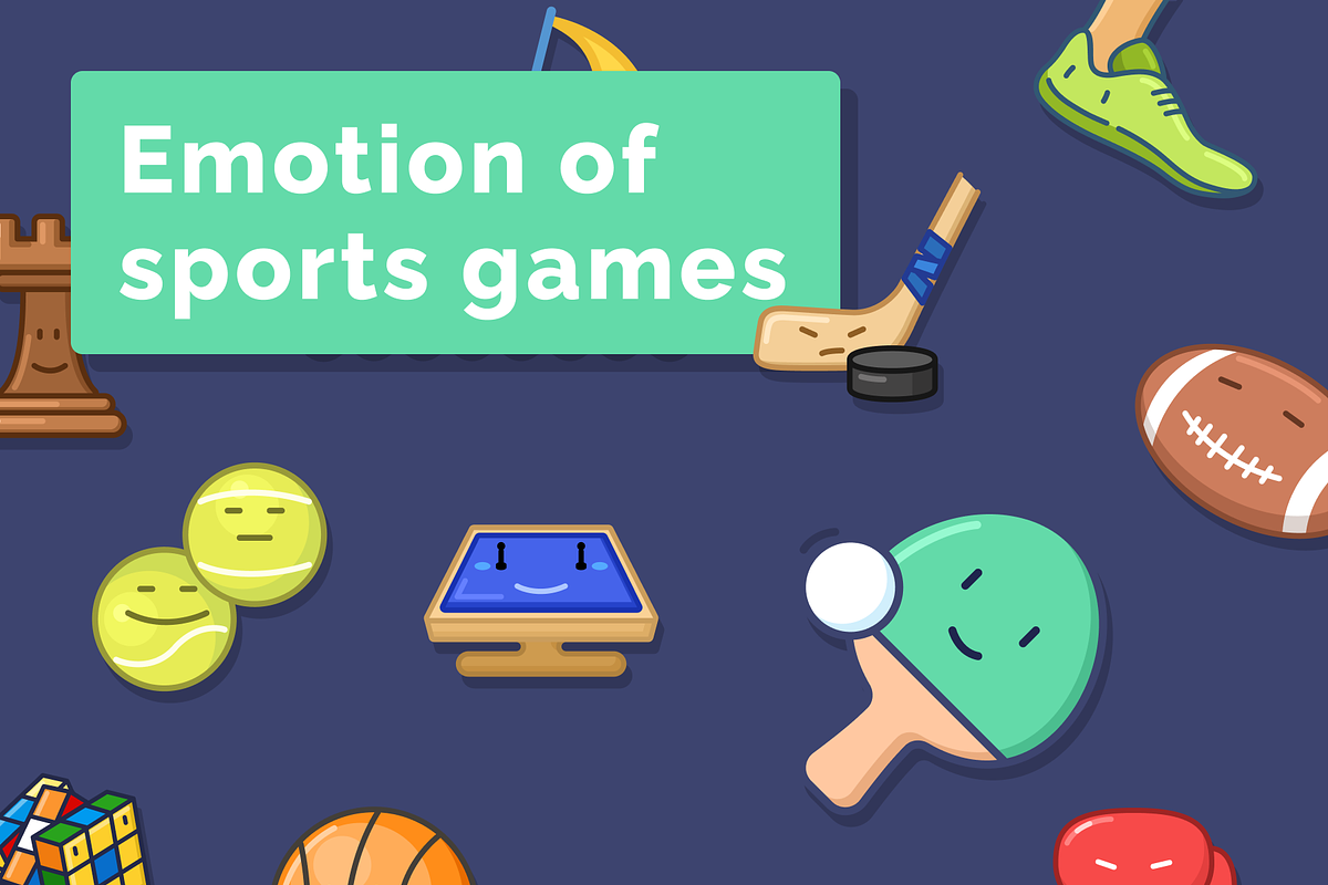 Emotion of sports games icons set, an Emoji Icon by Amazing Custom Icons (Photo 1 of 6)