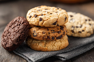 Assorted homemade chocolate cookies, a Food & Drink Photo by MistyDay