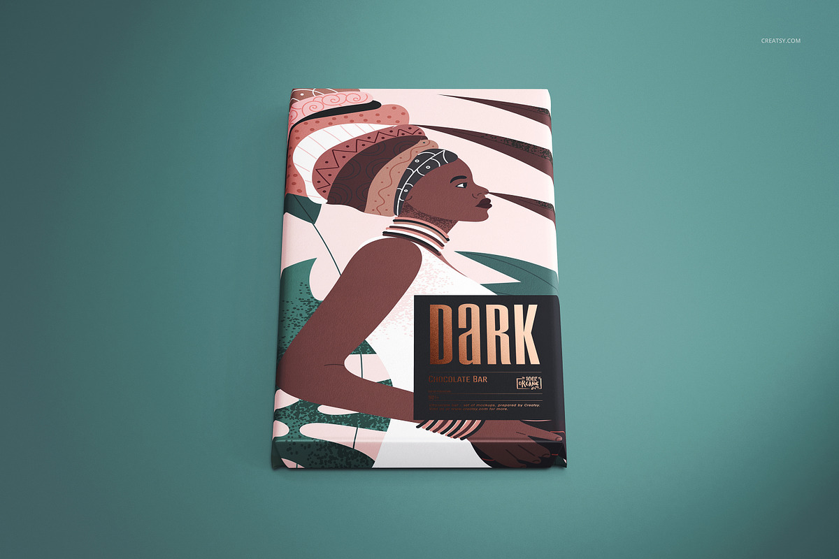 Chocolate Bar Mockup Set, a Packaging Mockup by creatsy2 (Photo 8 of 11)