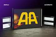 Ampela – Cinematic Sci-Fi Font, a Sans Serif Font by Drizy (Thumbnail 5 of 8)