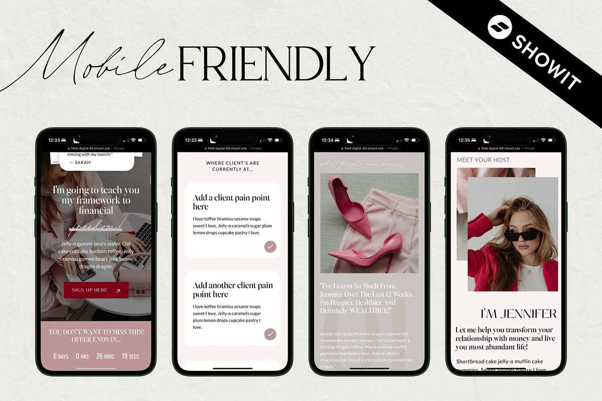 Coaches Showit Sales Page Template, a Websites & App Template by Field Digital (Photo 7 of 9)