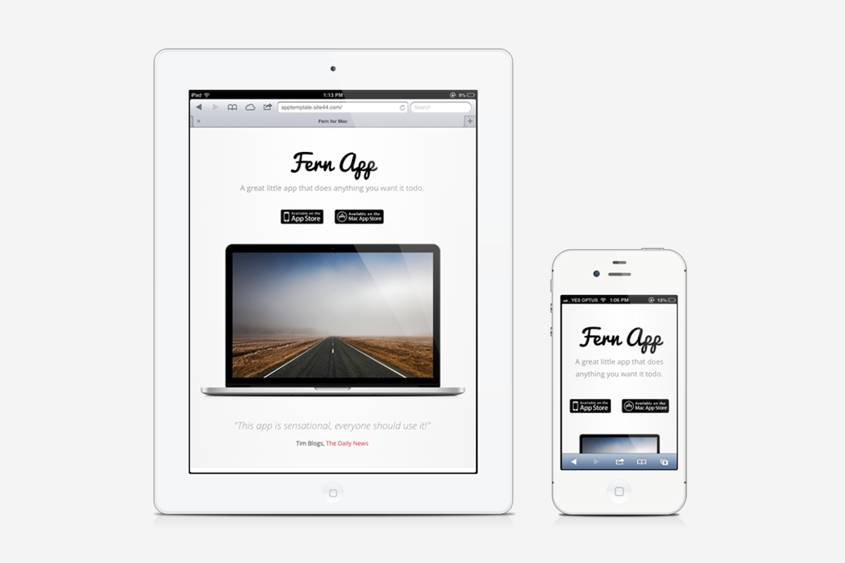 Responsive Mac App - HTML/CSS, a Templates & Theme by alexvanderzon (Photo 3 of 4)