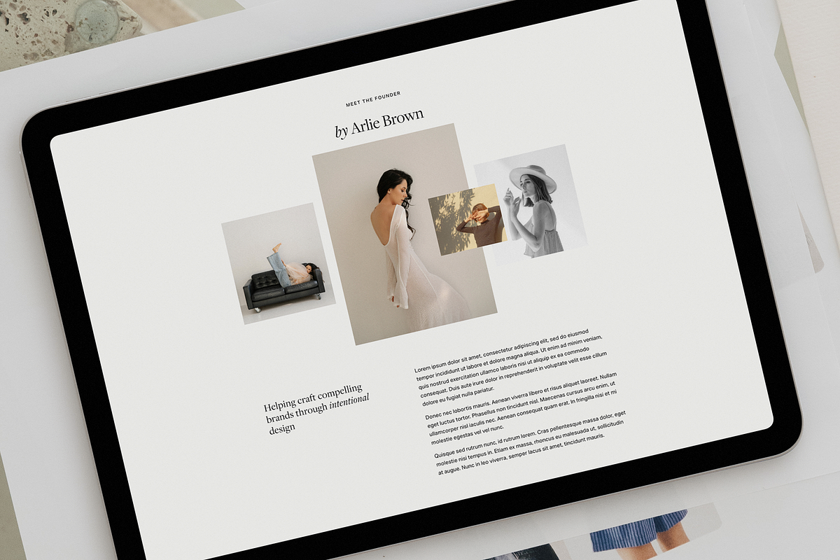Arlie: Squarespace 7.1 Template, a Squarespace Template by The Styled Square (Photo 6 of 9)