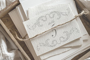 Baroque wedding invitation clip art, a Decorative Illustration by GrafikBoutique (Thumbnail 3 of 9)