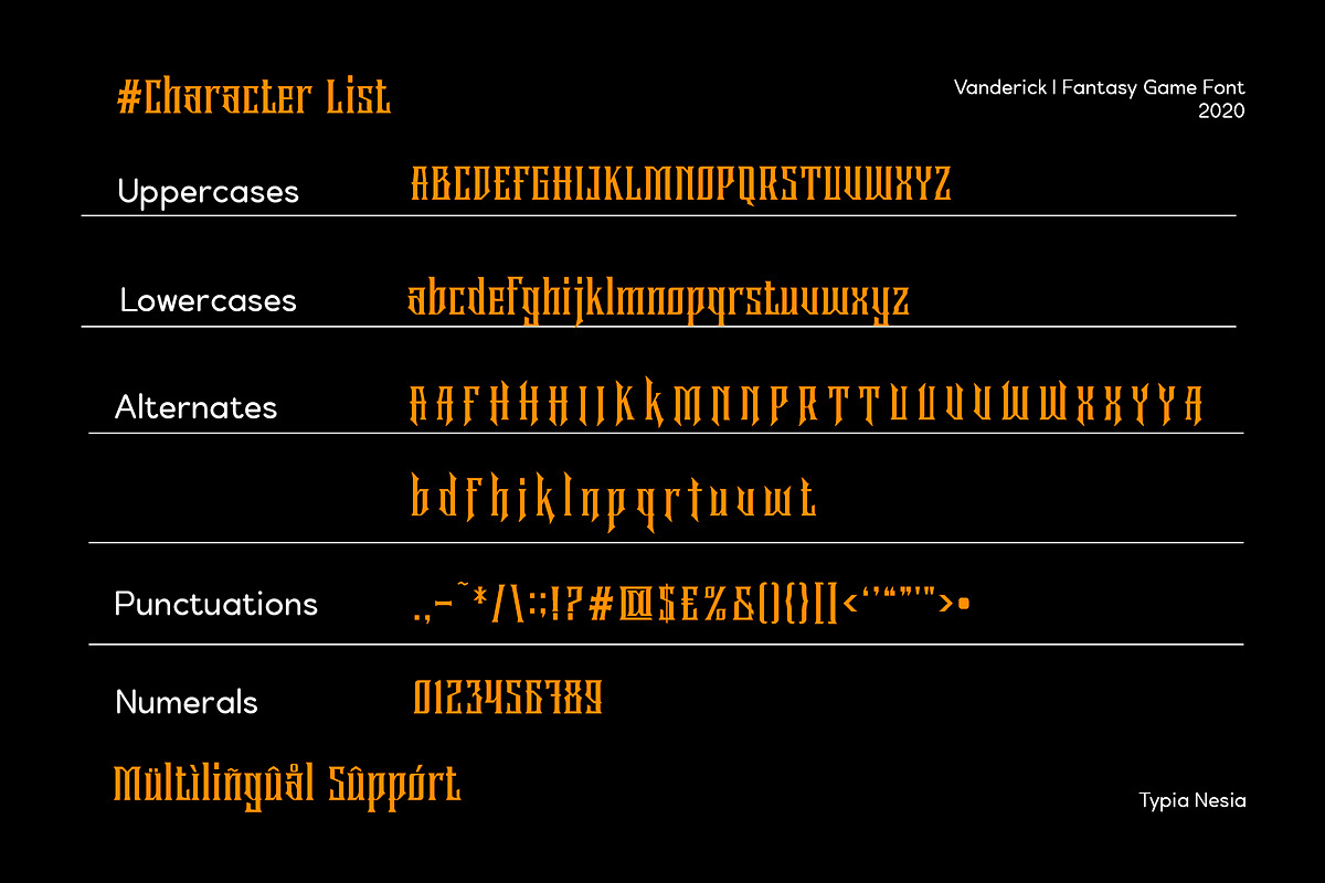 Northern Display Serif, a Blackletter Font by Typia Nesia (Photo 8 of 9)