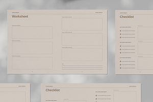 WorkBook Brochure Template