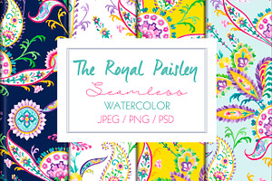 The Royal Paisley, a Pattern Graphic by TSTUDIO
