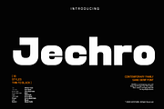 Jechro - Modern Geometric Family, a Sans Serif Font by Say Studio (Thumbnail 1 of 10)