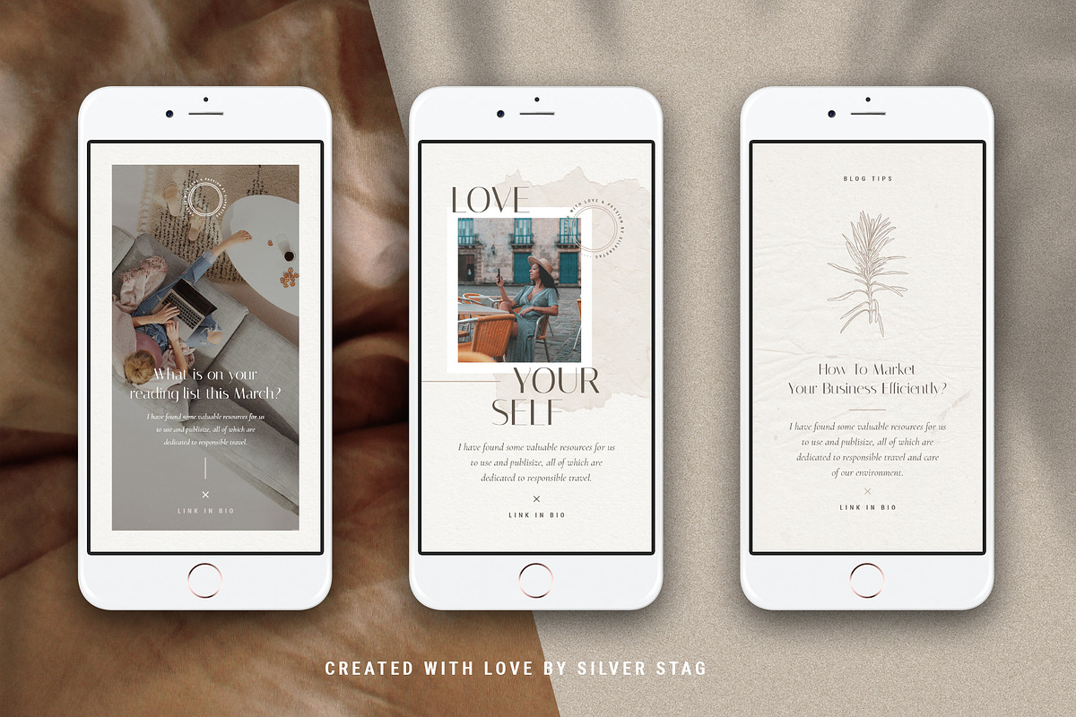 Elodie - 60 Animated Posts & Stories, a Social Media Template by SilverStag Type Foundry (Photo 38 of 48)