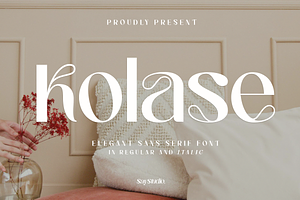 Kolase - Elegant Sans Font, a Sans Serif Font by Say Studio