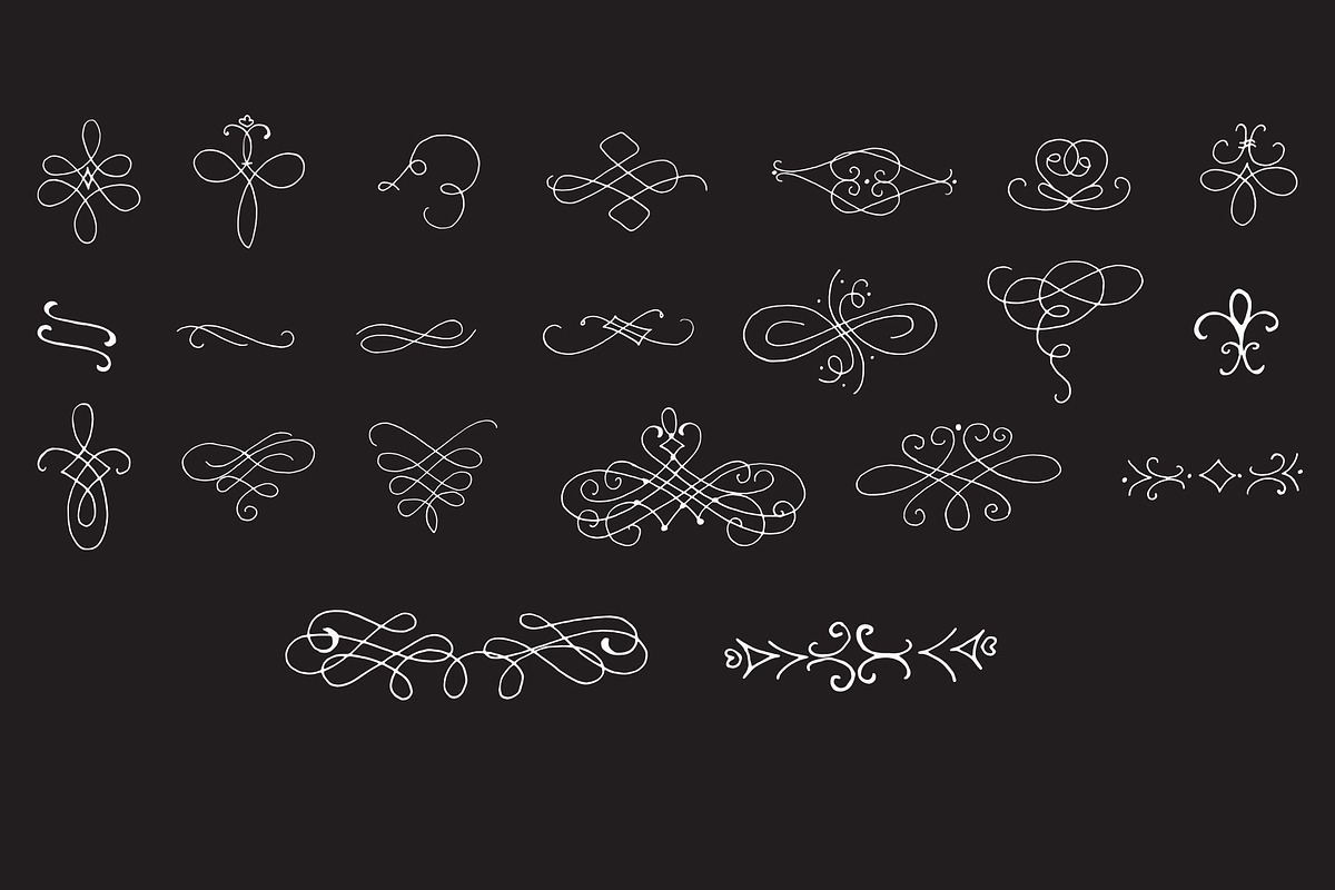 Hand Design Element Cliparts Ver. 8, a Decorative Illustration by ...