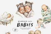 Motherhood Watercolor Collection, a Decorative Illustration by Sunshine Art (Thumbnail 8 of 10)