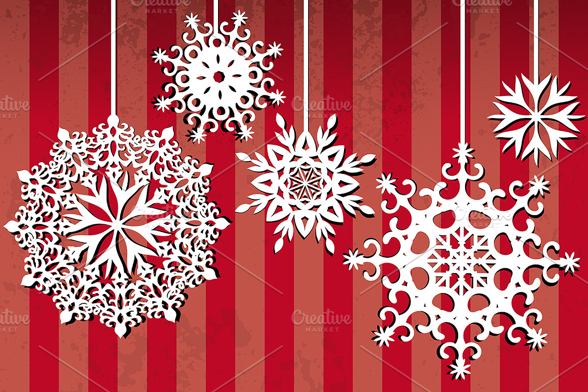 Festive Christmas Patterns, a Flyer Template by tkdesign (Photo 6 of 8)