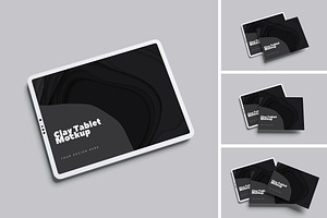 Tablet Clay Mockup, an iPad Mockup by Twins_studio926