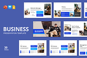 Business Presentation Template, a Presentation Template by Spesifikstd (Thumbnail 1 of 11)