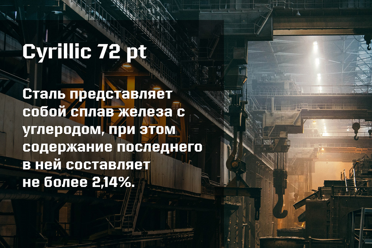 Norilsk font preview 5