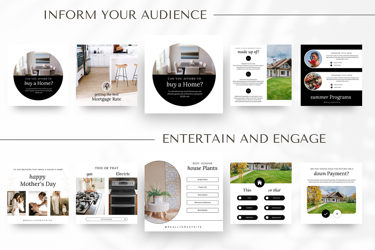 May Real Estate Templates, a Social Media Template by Marketing Templates Co. (Photo 5 of 10)