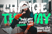 Loviane – Liquid Bubble Font, a Font by Get Studio (Thumbnail 9 of 10)