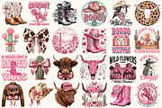 Western Bundle Png, Coquette Cowgirl, an Object Illustration by Sublimation Artist (Thumbnail 3 of 3)