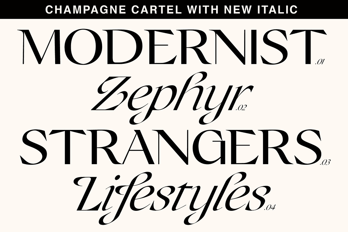 Champagne Cartel, a Serif Font by Tropical Type (Photo 18 of 18)