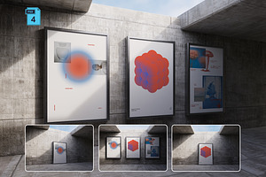 Vertical Billboard Mockup