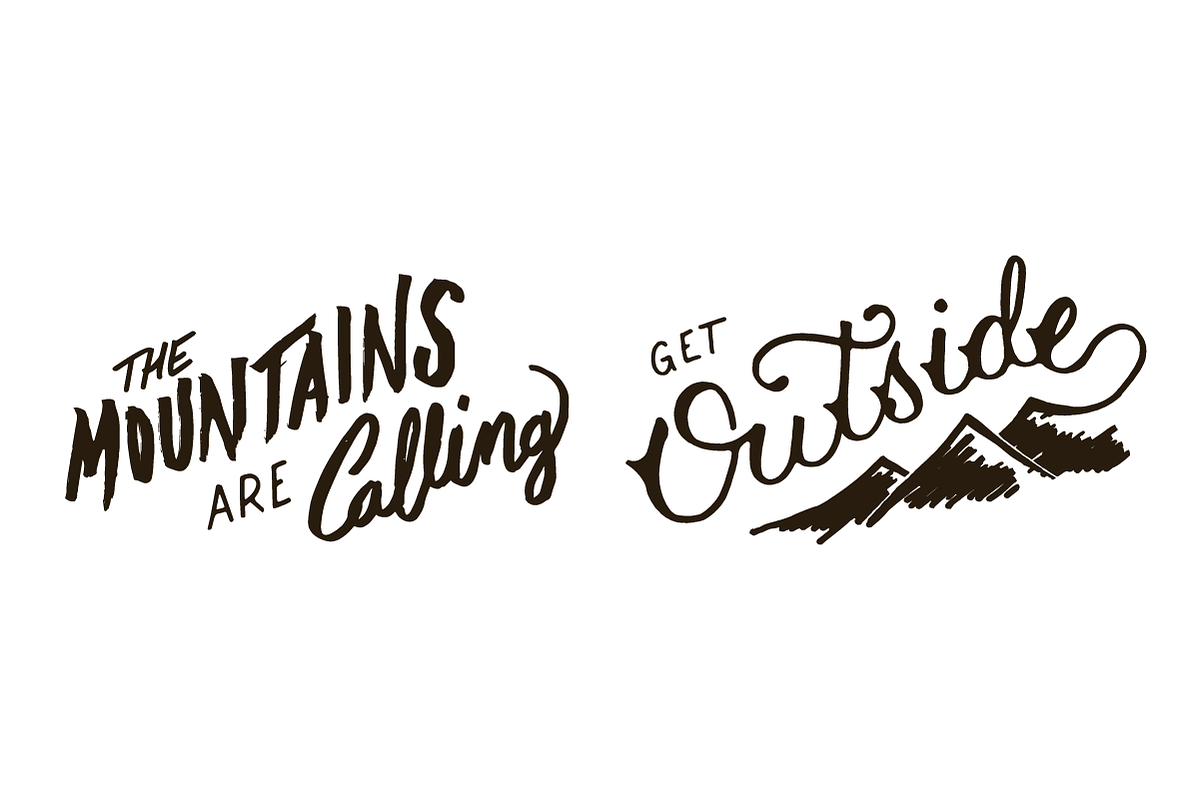 Adventure Lettering Illustrations, a Sport Illustration by JoshuaRed Design (Photo 10 of 10)