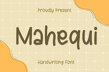 Mahequi Bold Font