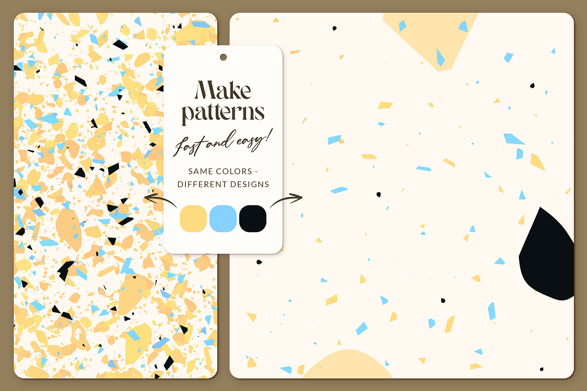 Terrazzo Procreate Brushes, a Brush Add-On by Andrew Skoch Design (Photo 2 of 10)