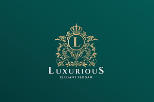 Luxurious Elegant Letter L Logo